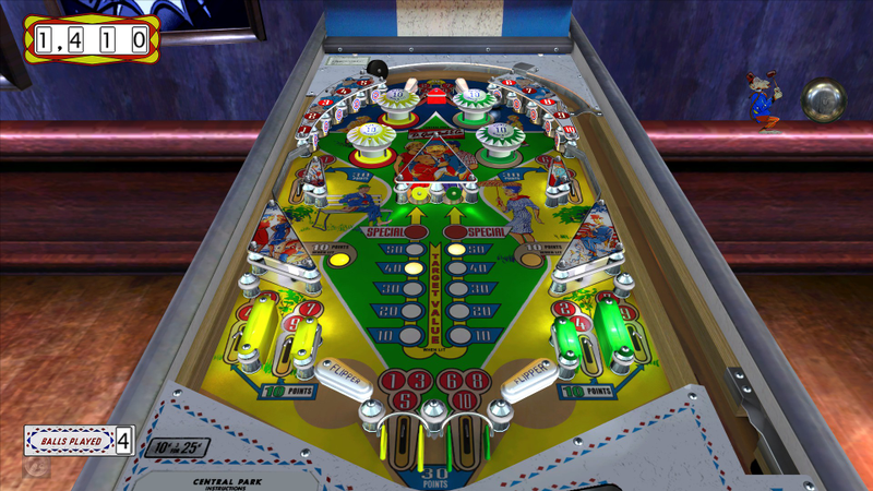 A good clear view of the table.